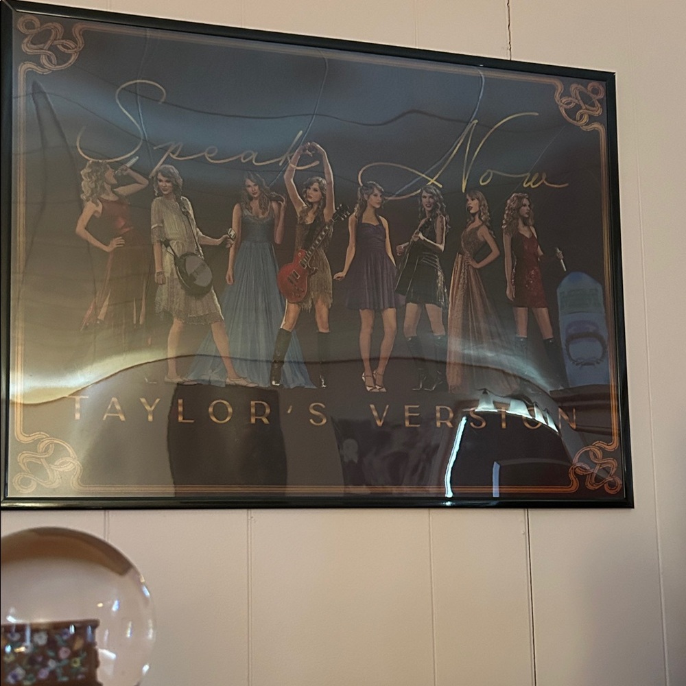 Taylor Swift Lithograph poster- Speak Now Taylor's Version